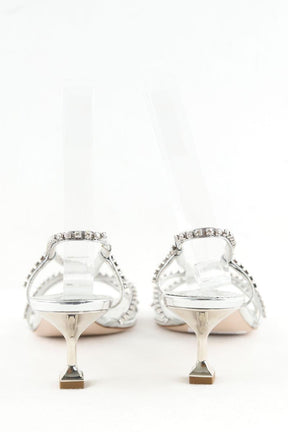 Talons Miu Miu  Argent