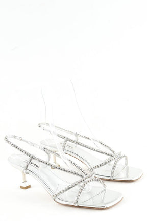 Talons Miu Miu  Argent