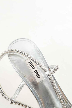 Talons Miu Miu  Argent