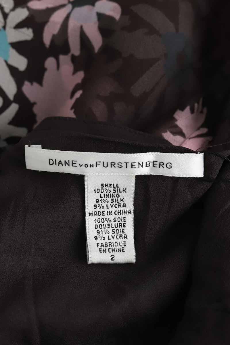 Robe Diane Von Furstenberg  Marron