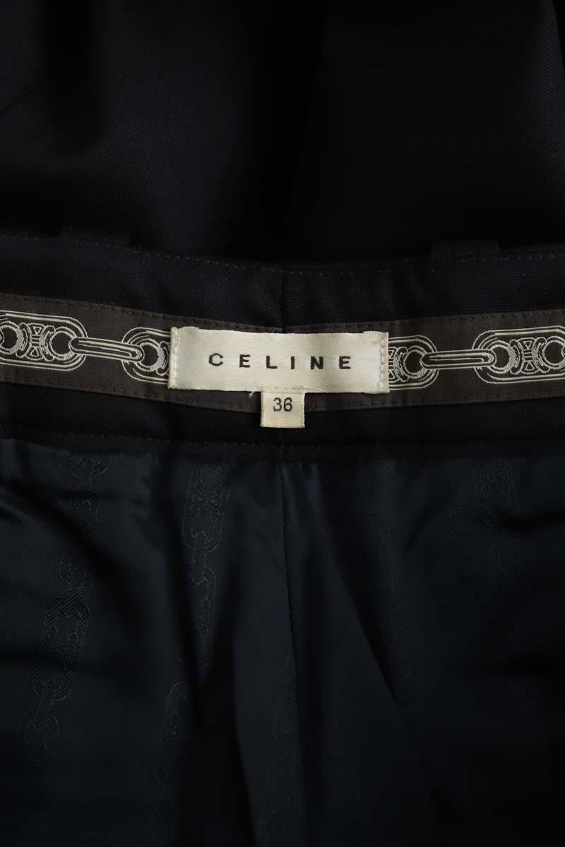 Pantalon droit Celine  Noir