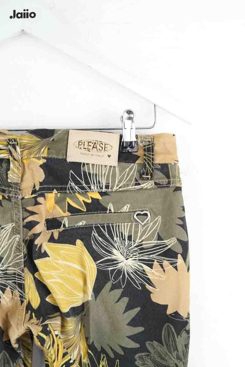 Pantalon slim Please  Jaune