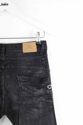 Pantalon droit Please  Noir
