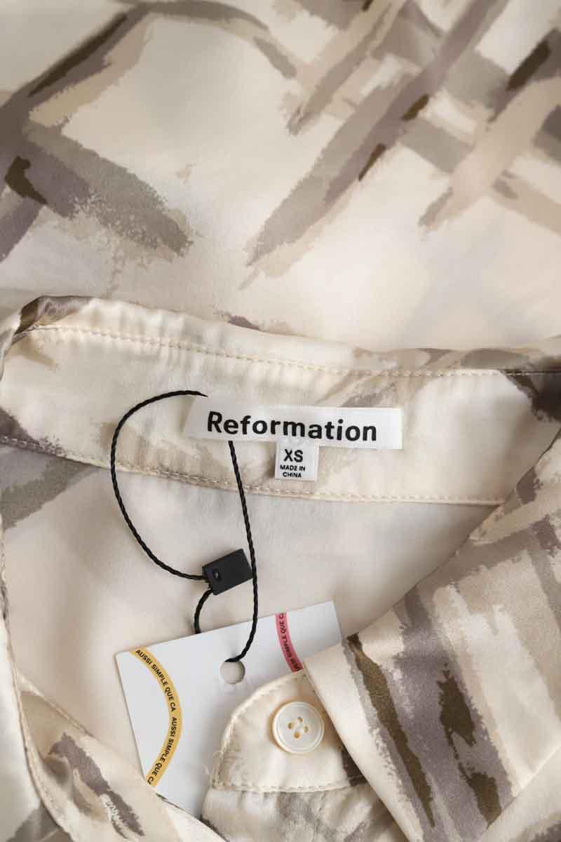 Blouse Reformation  Beige