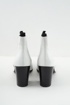 Boots Saint Laurent West Chelsea Blanc