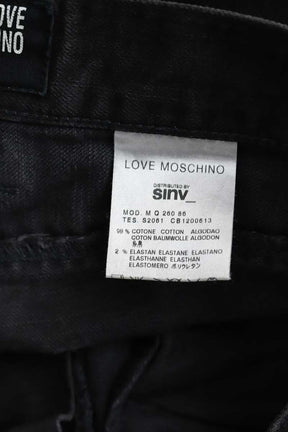 Jean droit Moschino  Noir
