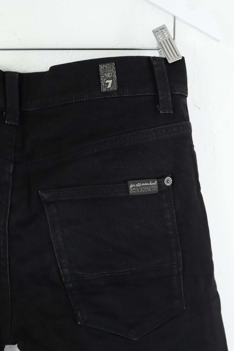 Jean droit 7 For All Mankind  Noir