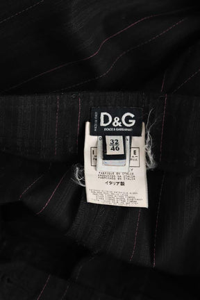Pantalon droit Dolce & Gabbana  Noir