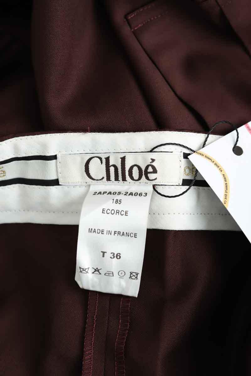Pantalon droit Chloé  Bordeaux
