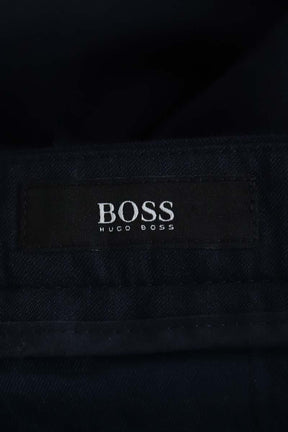 Pantalon droit Hugo Boss  Bleu