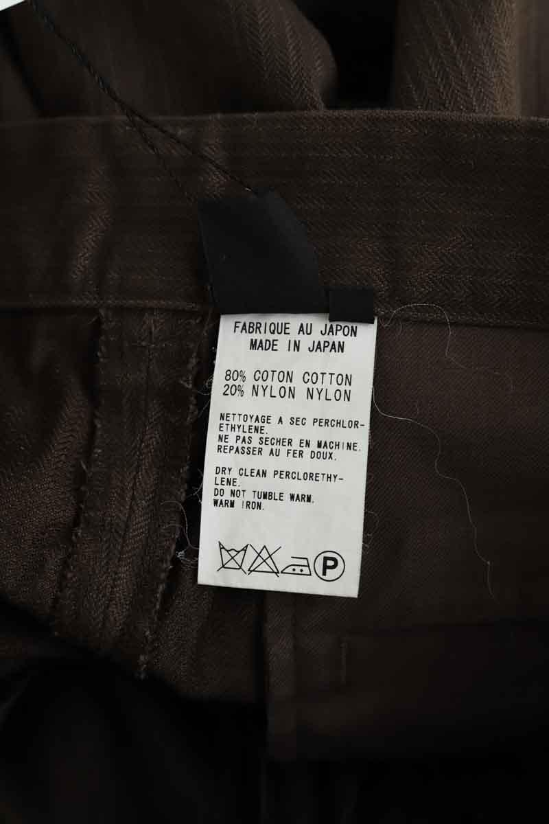 Pantalon droit Yohji Yamamoto  Marron