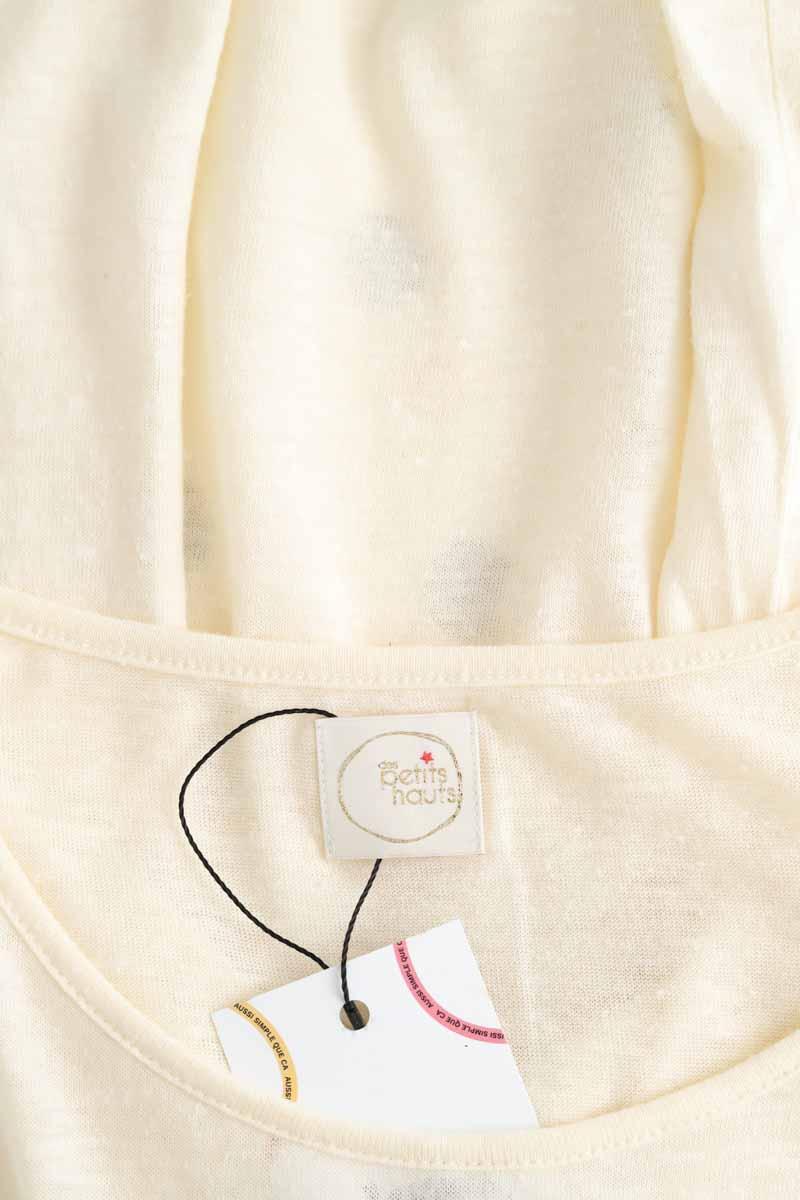 T-shirt Des Petits Hauts  Jaune
