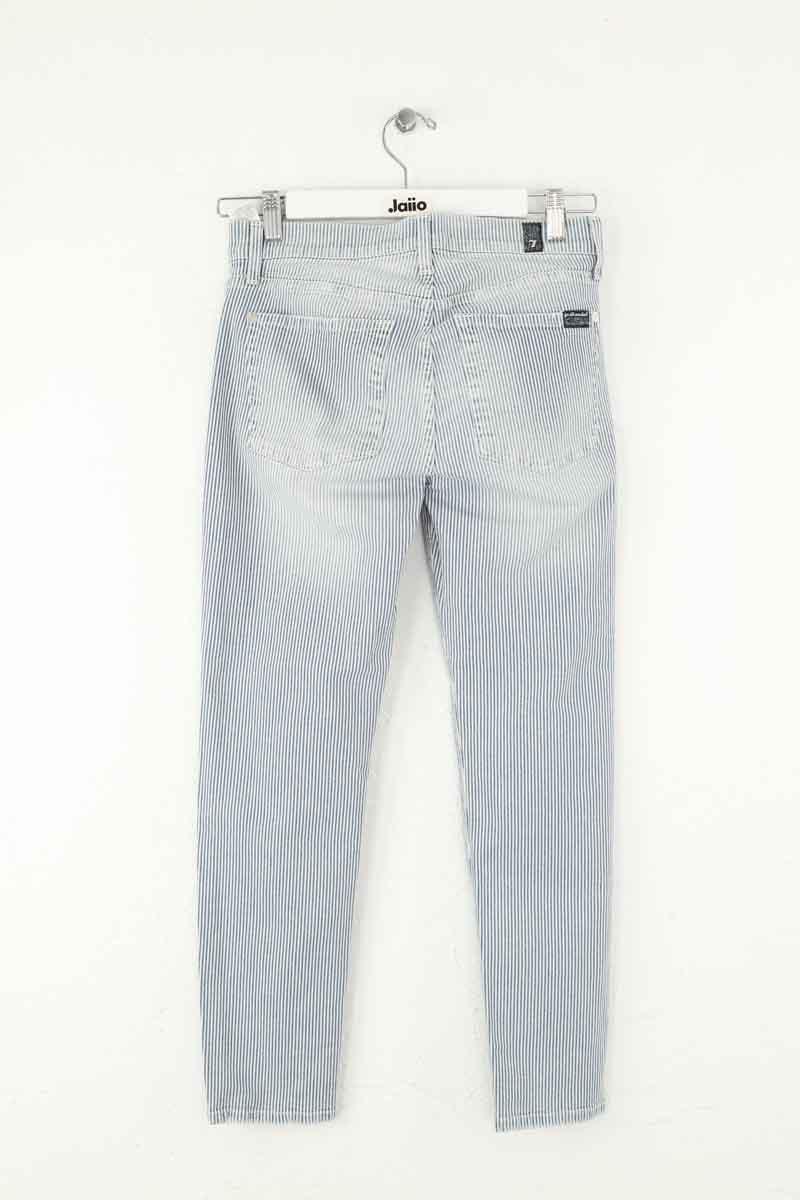 Pantalon droit 7 For All Mankind  Bleu