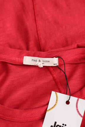 T-shirt Rag & Bone  Rouge