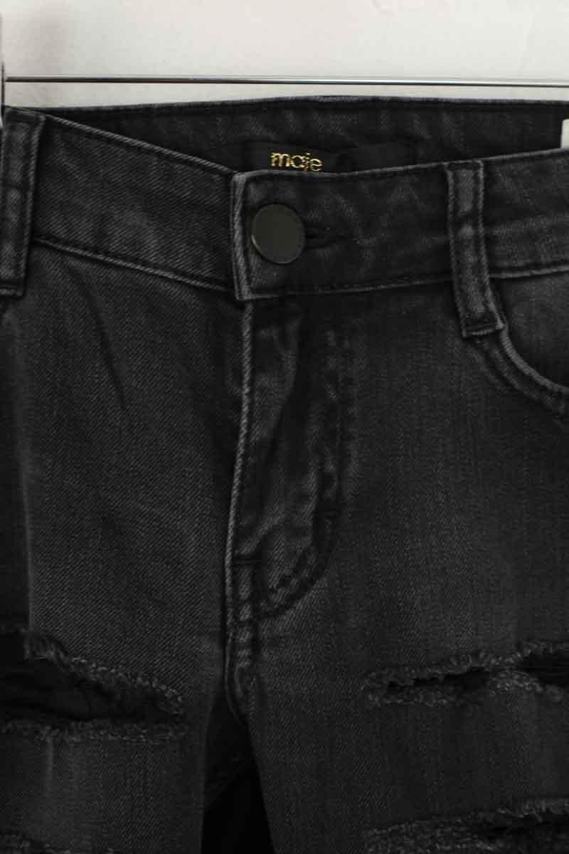 Jean slim Maje  Noir