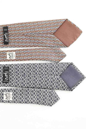 Lots de Cravates Hermès  Multicolore