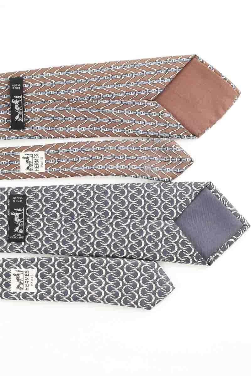 Lots de Cravates Hermès  Multicolore