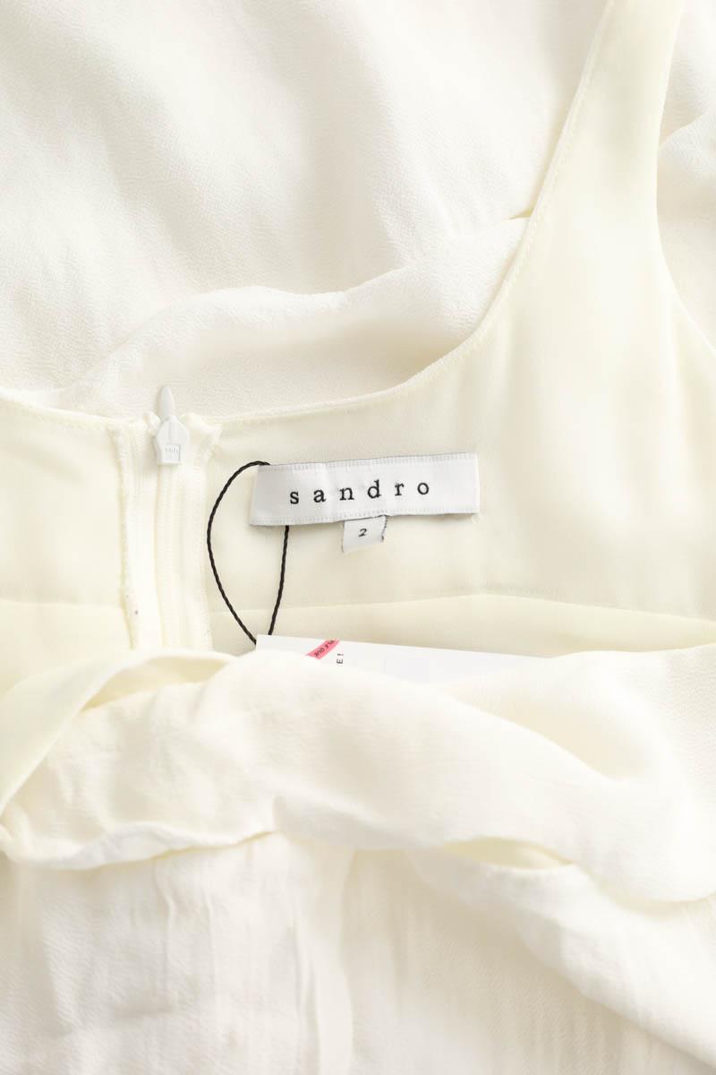 Robe Sandro  Blanc