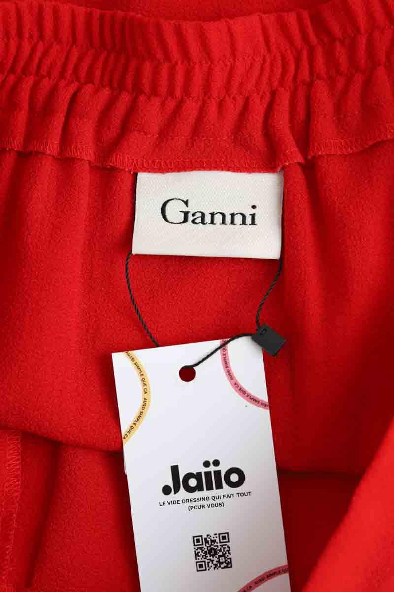 Mini jupe Ganni  Rouge
