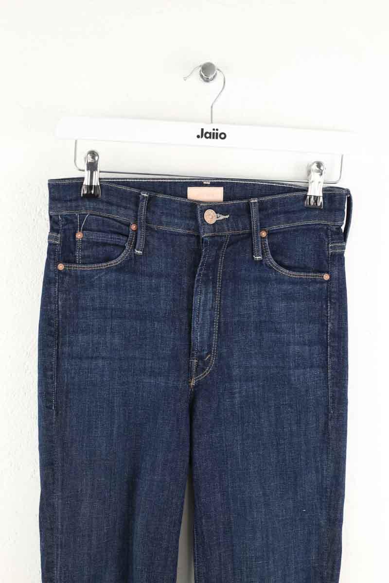 Jean slim Mother  Bleu