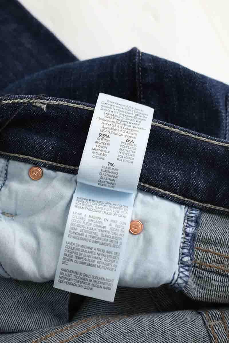 Jean slim Mother  Bleu