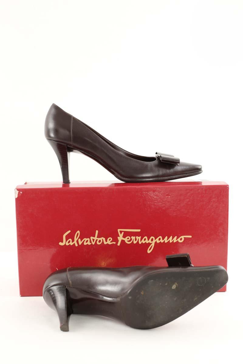 Talons Salvatore Ferragamo  Marron