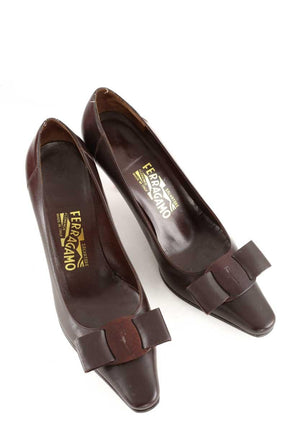Talons Salvatore Ferragamo  Marron