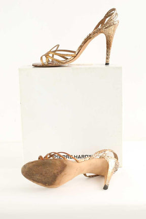 Talons Pierre Hardy  Doré