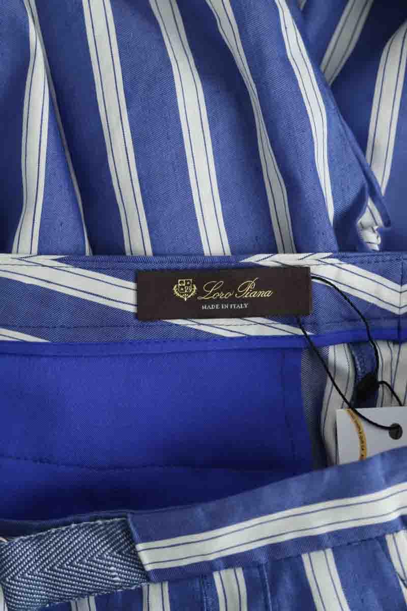 Pantalon droit Loro Piana  Bleu
