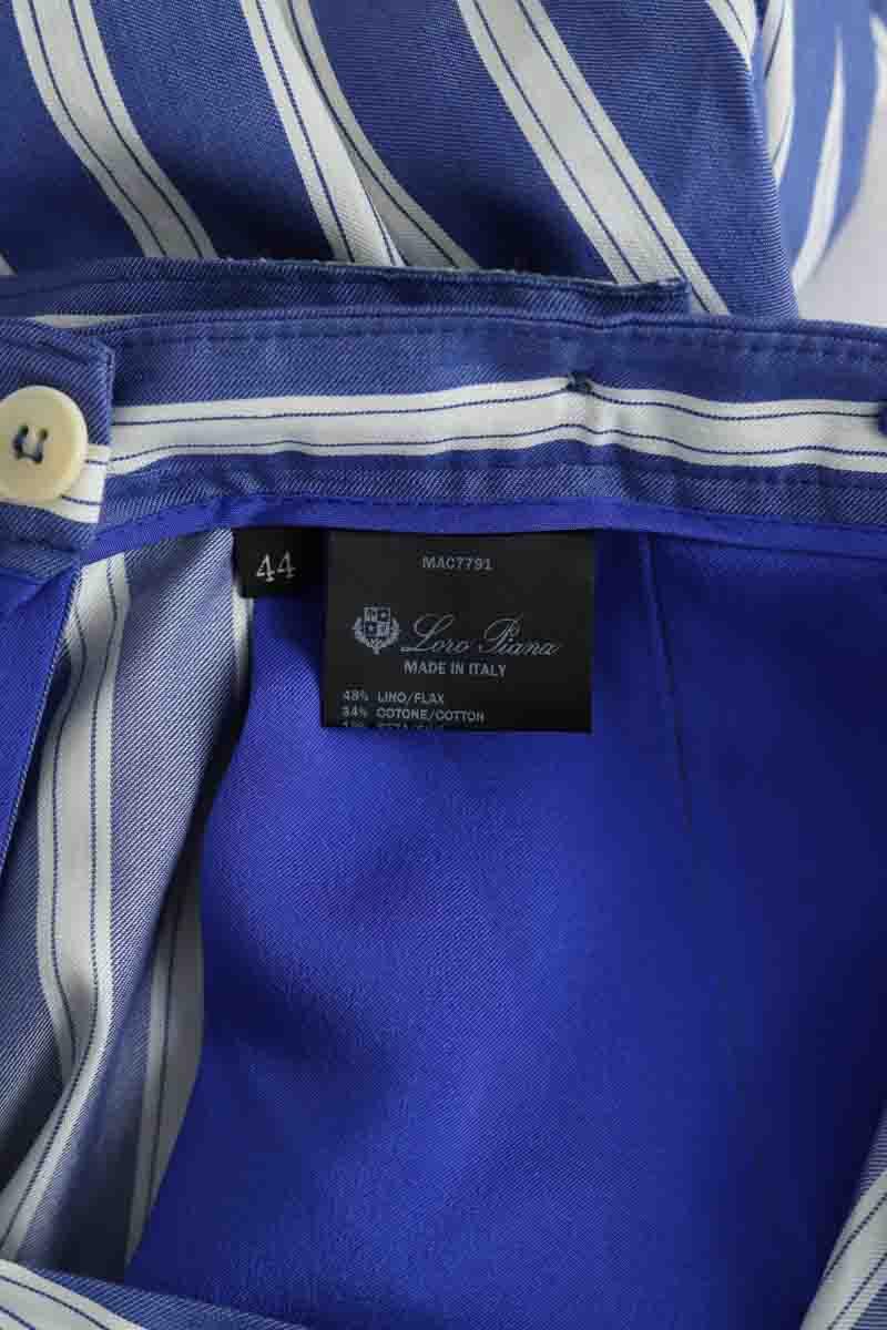 Pantalon droit Loro Piana  Bleu