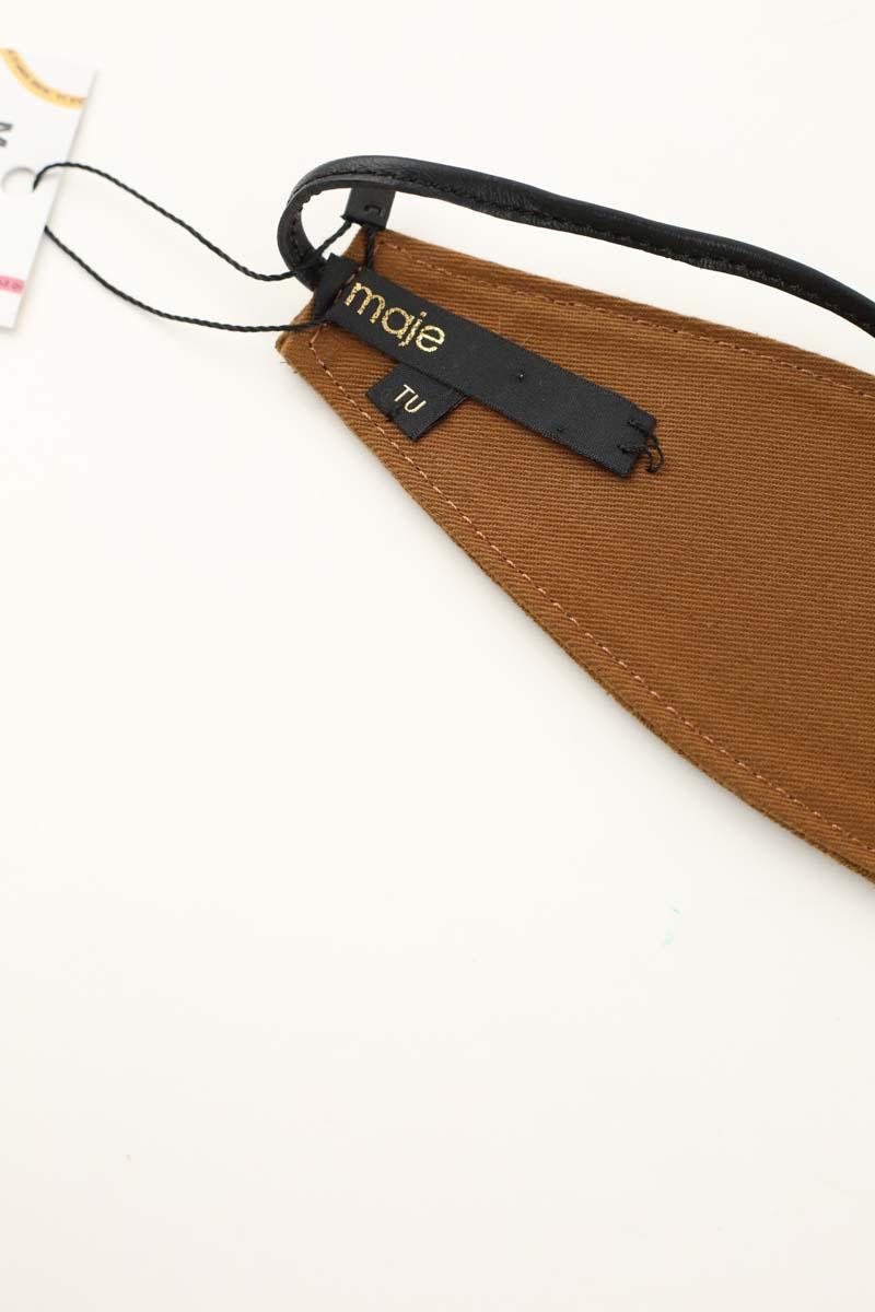 Ceinture en cuir Maje  Marron