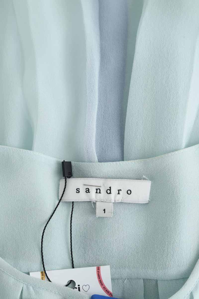 Blouse Sandro  Bleu