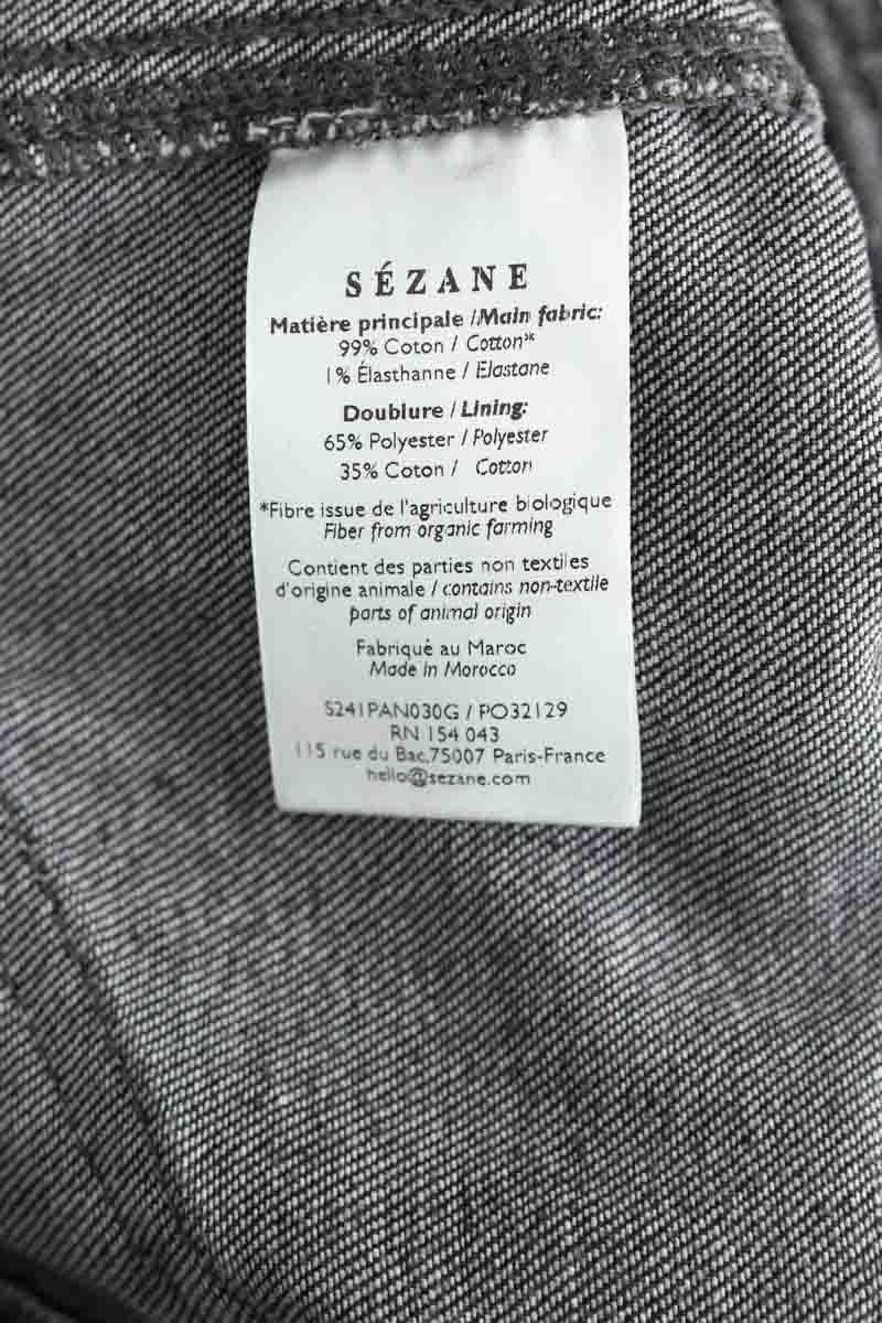 Jean slim Sézane  Gris