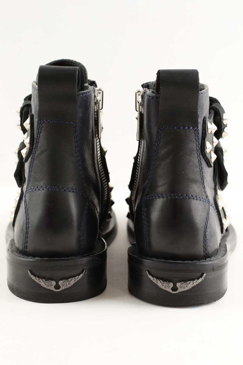 Boots à boucles Zadig & Voltaire Laureen Spikes Noir