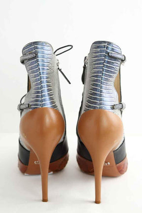 Boots à lacets Dior  Marron