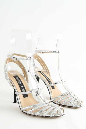 Talons Sergio Rossi  Argent
