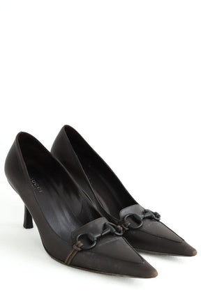 Talons Gucci  Marron