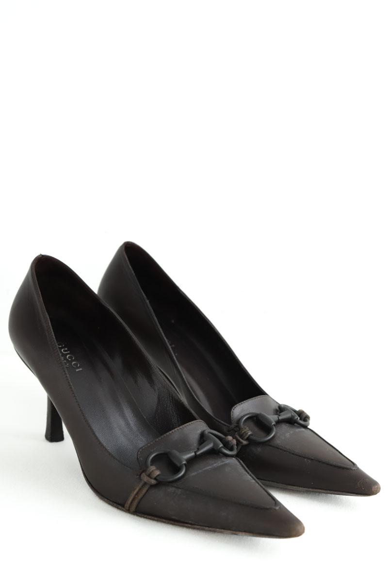 Talons Gucci  Marron