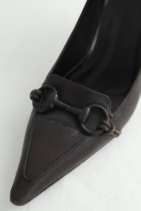 Talons Gucci  Marron
