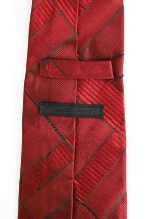 Cravate Prada  Rouge