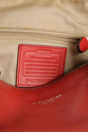 Sac porté épaule Coach  Rouge