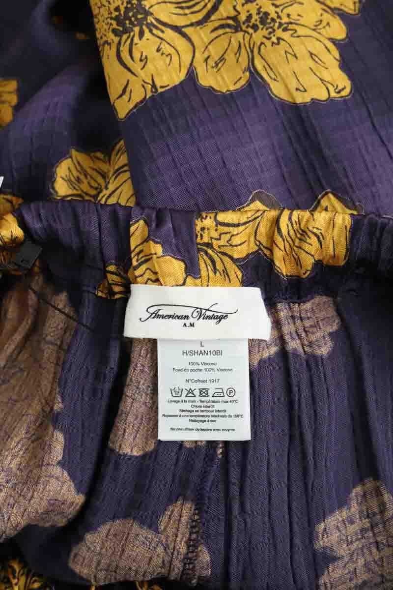 Pantalon droit American Vintage  Violet