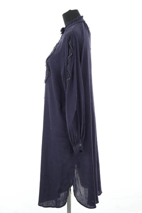 Robe Antik Batik  Marine