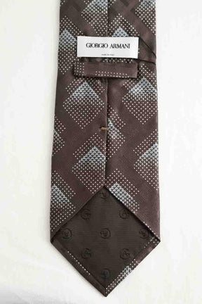 Cravate Armani  Marron