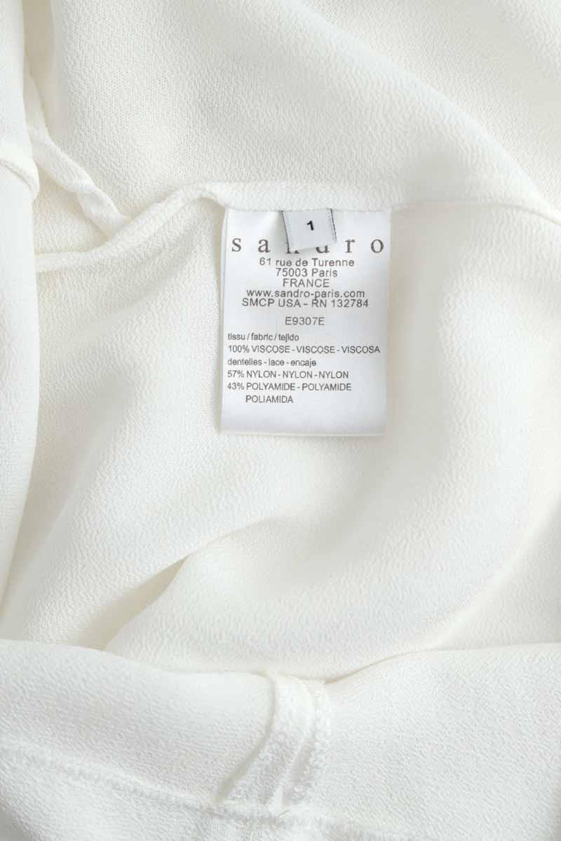 Blouse Sandro  Blanc