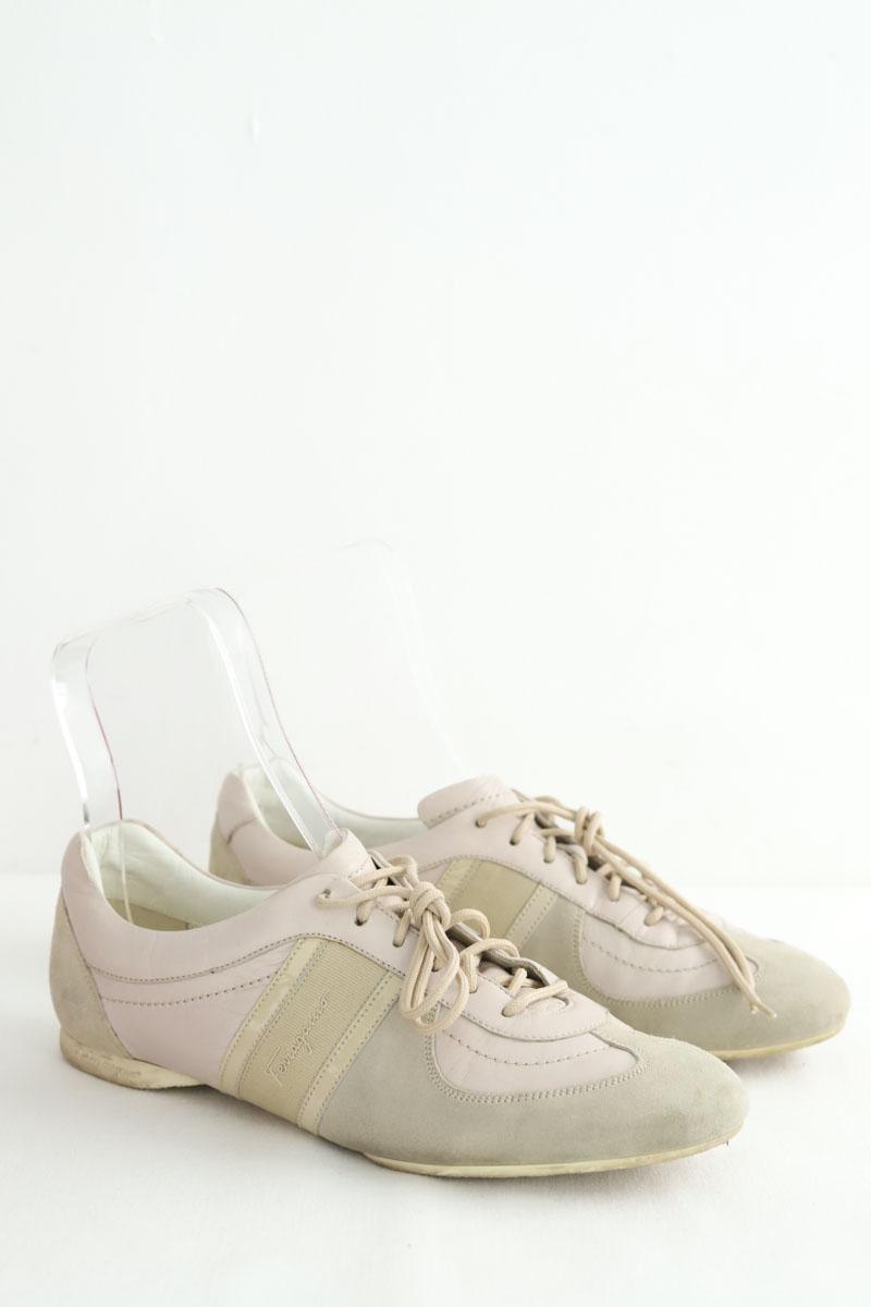 Baskets Salvatore Ferragamo  Beige
