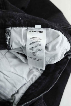 Jean droit Sandro  Noir