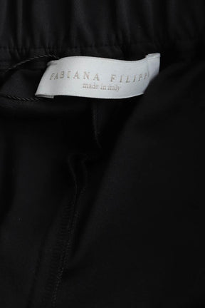 Pantalon droit Fabiana Filippi  Noir