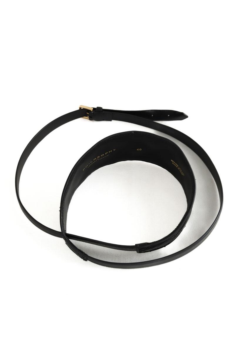 Ceinture Philosophy Di Lorenzo Serafini  Noir