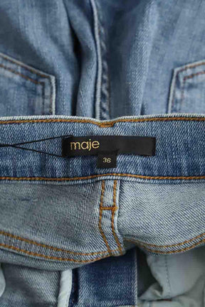 Jean droit Maje  Bleu